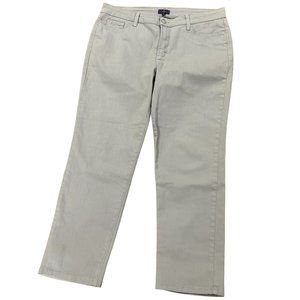 N x D Ankle Length Light Gray Jeans Size 14